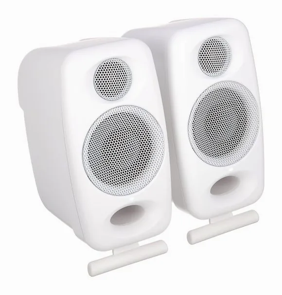 IK Multimedia iLoud Micro Monitor Pro White, de regelaars aan de achterzijde