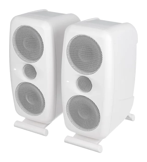 IK Multimedia iLoud MTM MKII White, de regelaars aan de achterzijde