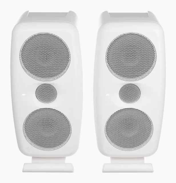 IK Multimedia iLoud MTM MKII White, de behuizing van opzij
