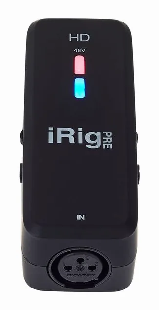 IK Multimedia iRig Pre HD, de aansluitingen aan de achterkant