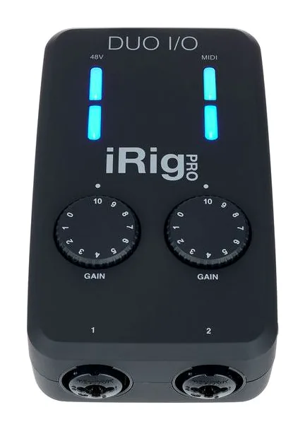 IK Multimedia iRig Pro Duo I/O, de behuizing van opzij