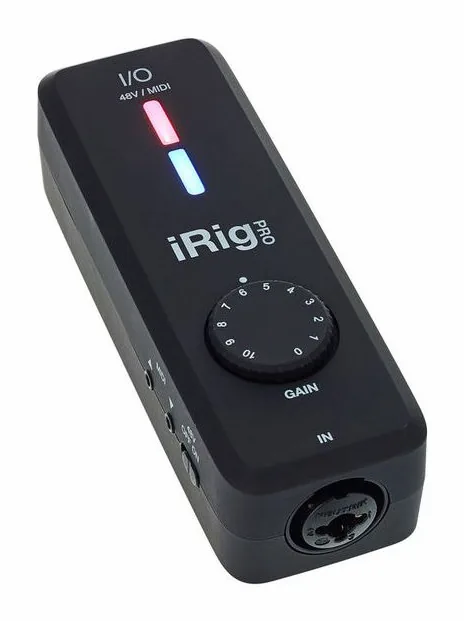 IK Multimedia iRig Pro I/O, de behuizing van opzij