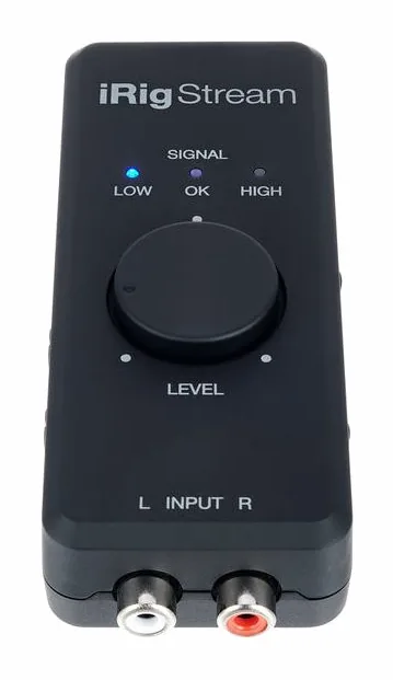 IK Multimedia iRig Stream, de behuizing van opzij