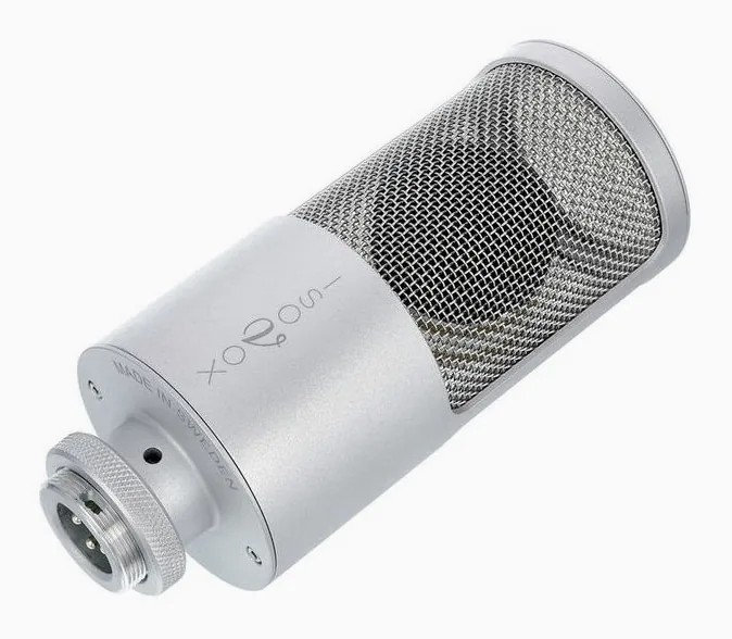 Isovox Isomic, de microfoonkorf van dichtbij