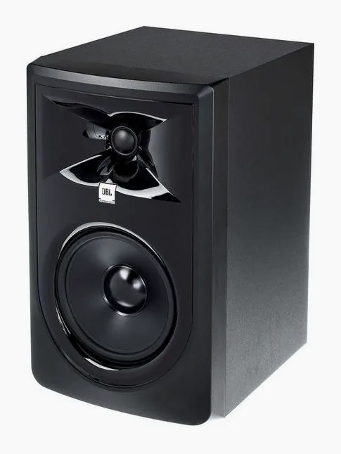 JBL 306P MKII Stand Bundle, het frontpaneel met de woofer en tweeter