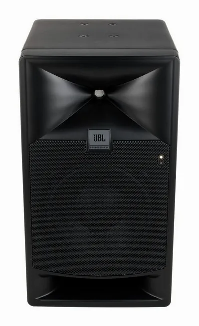 JBL 708P, het frontpaneel met de woofer en tweeter