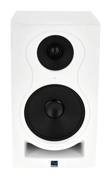 Kali Audio IN-8 White 2nd Wave, het logo en de afwerking