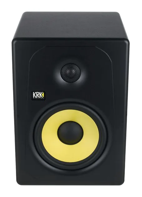 KRK Kreate 8, het frontpaneel met de woofer en tweeter