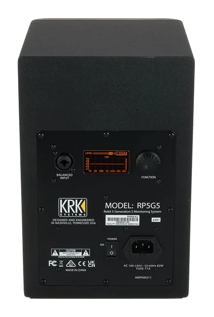 KRK Rokit RP5 G5 ISO Pad Bundle, het logo en de afwerking