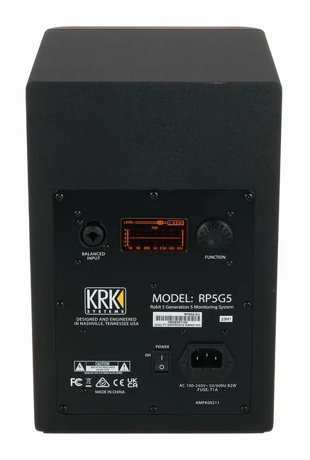 KRK Rokit RP5 G5 Stand Bundle, het logo en de afwerking