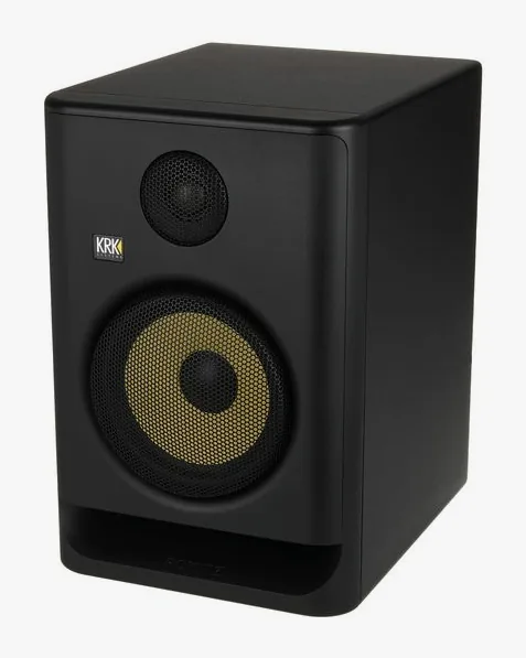 KRK Rokit RP7 G5 Stand Bundle, het logo en de afwerking