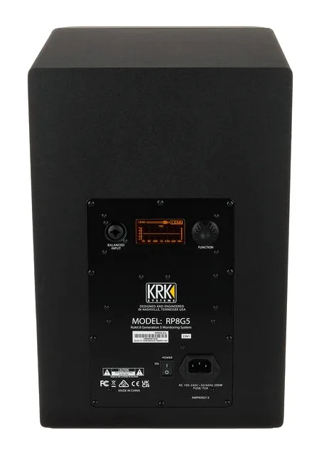 KRK Rokit RP8 G5 ARC Studio Bundle, de bassreflexpoort