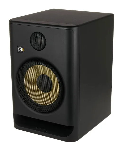 KRK Rokit RP8 G5 Stand Bundle, de achterkant met de aansluitingen