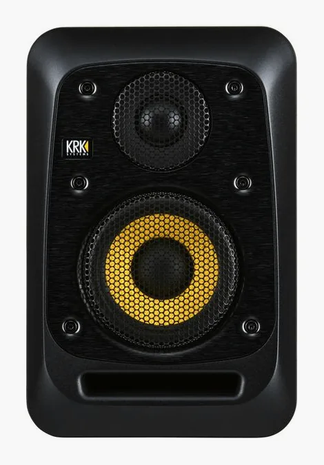 KRK V4S5, het frontpaneel met de woofer en tweeter