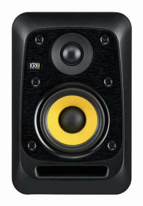 KRK V4S5, het logo en de afwerking