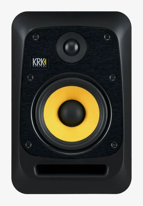 KRK V6S5, het frontpaneel met de woofer en tweeter