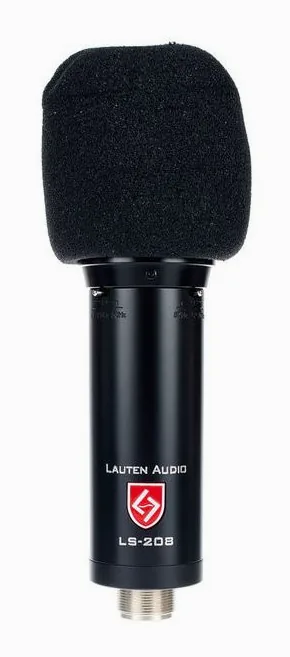 Lauten Audio LS-208, de microfoonkorf van dichtbij