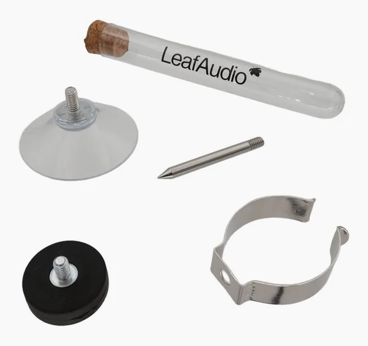 Leaf Audio Geophone S, de behuizing van opzij