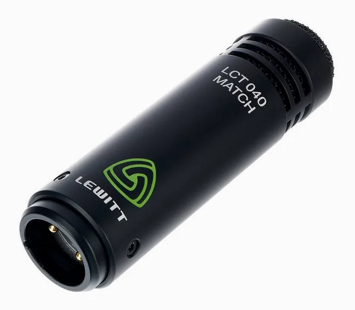 Lewitt LCT 040 Stereo Bundle, de XLR-aansluiting onderaan