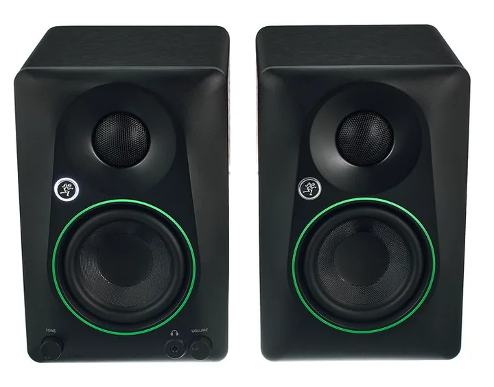 Mackie CR3.5, het frontpaneel met de woofer en tweeter