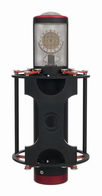 Manley Reference Cardioid Mic black, het logo en de afwerking