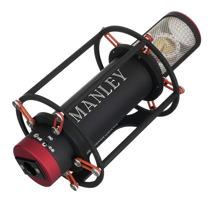 Manley Reference Cardioid Mic black, de XLR-aansluiting onderaan