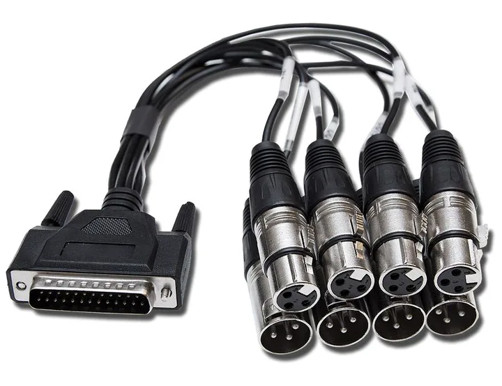 Marian Clara A/D XLR, de aansluitingen aan de achterkant