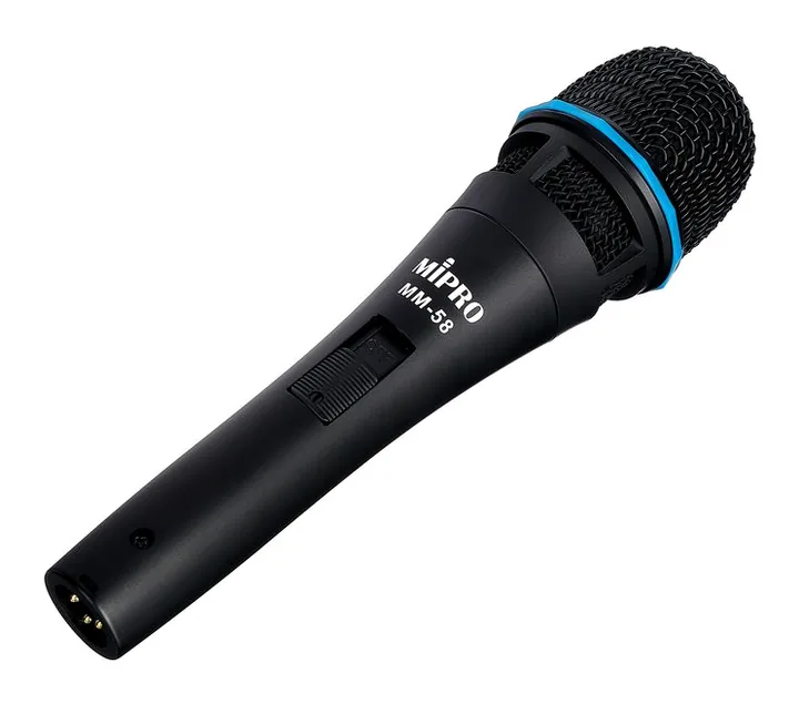 Mipro MM-58, de bevestiging en de houder