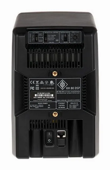 Neumann KH 80 DSP, de behuizing van opzij