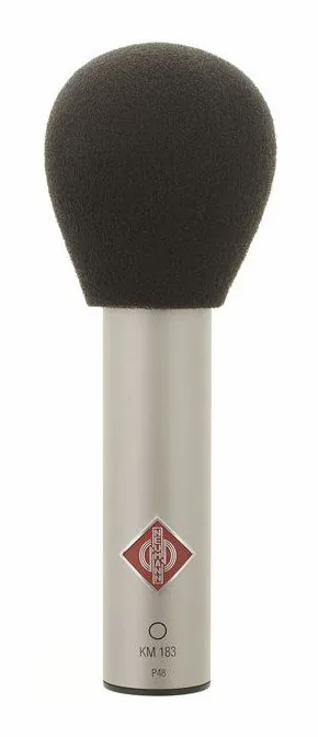 Neumann KM183, de microfoonkorf van dichtbij