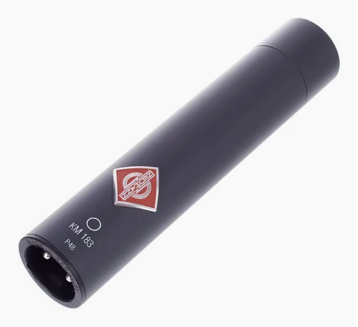 Neumann KM183 Stereo Set mt, de XLR-aansluiting onderaan