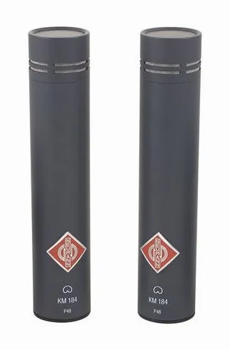 Neumann KM184 MT Stereo Set Bundle, het logo en de afwerking