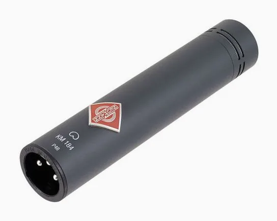 Neumann KM184 MT Stereo Set Bundle, de XLR-aansluiting onderaan