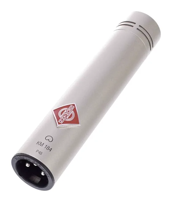 Neumann KM184 Stereo Set, het logo en de afwerking