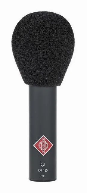 Neumann KM185 mt, de bevestiging en de houder