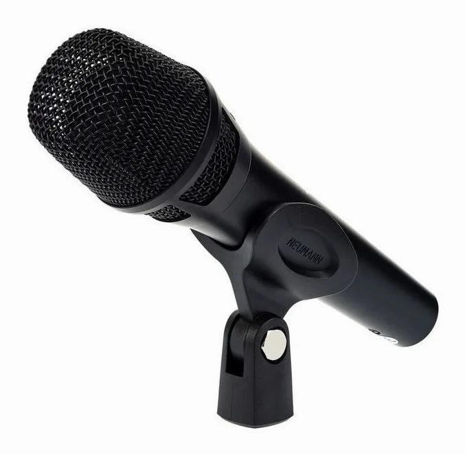 Neumann KMS 105 BK Elegance Bundle, het logo en de afwerking