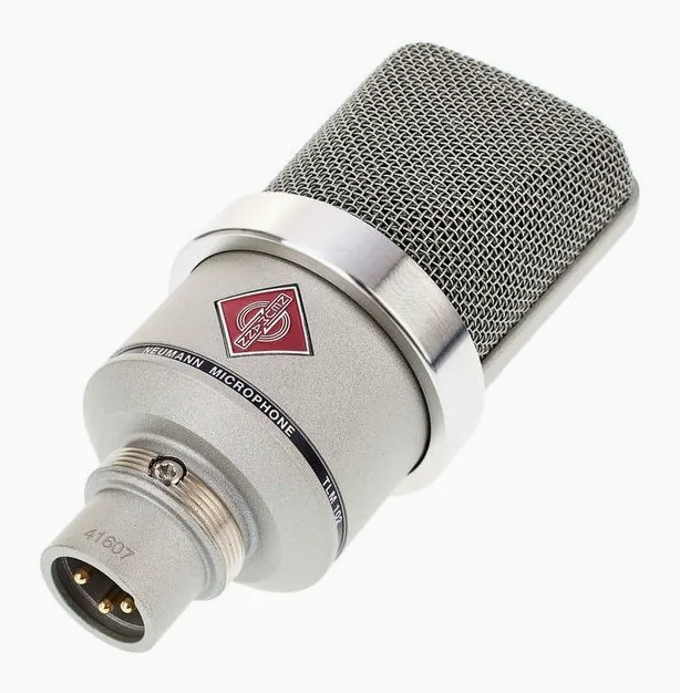Neumann TLM 102 Studio Set, de microfoonkorf van dichtbij