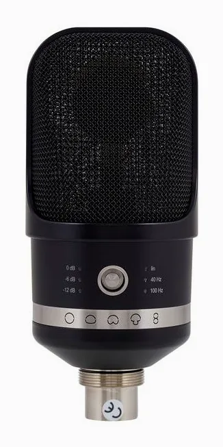 Neumann TLM 107 bk, de XLR-aansluiting onderaan