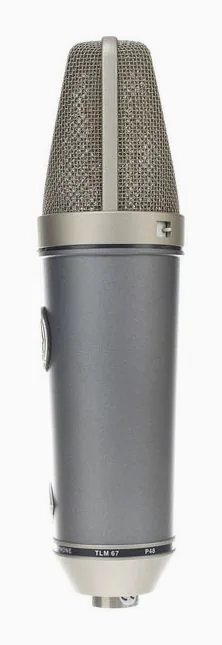 Neumann TLM67, de microfoonkorf van dichtbij