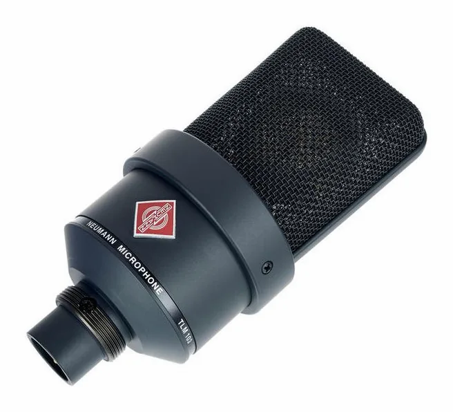 Neumann TLM 103 mt, de bevestiging en de houder