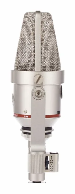Neumann TLM170 R, de microfoonkorf van dichtbij