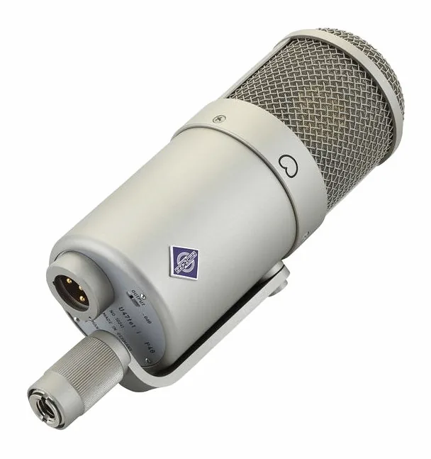 Neumann U47 fet, de microfoonkorf van dichtbij