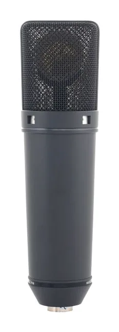 Neumann U87 AI MT, de microfoonkorf van dichtbij