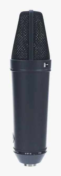 Neumann U87 Ai Studio Set mt, de behuizing van opzij