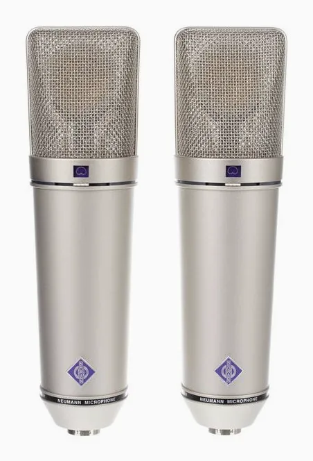 Neumann U87 Ai Stereo Set, het frontale grillewerk
