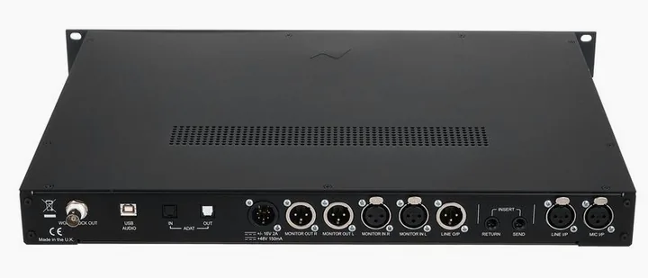 Neve 1073SPX-D, de bovenkant van het apparaat
