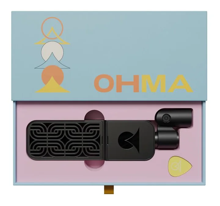 Ohma World Motif Condenser Black & Black, de behuizing van opzij
