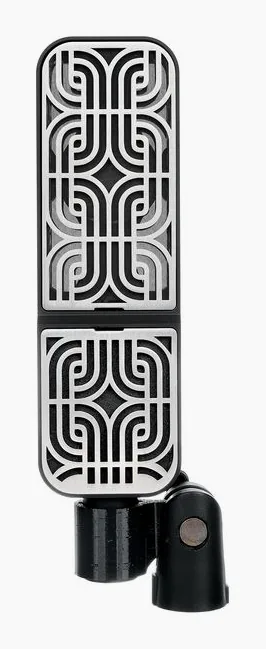Ohma World Motif Condenser Black & Steel, de microfoonkorf van dichtbij