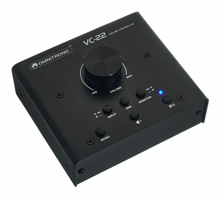 Omnitronic VC-22, het logo en de afwerking