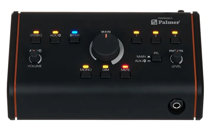 Palmer Monicon L G2, het frontpaneel met de woofer en tweeter